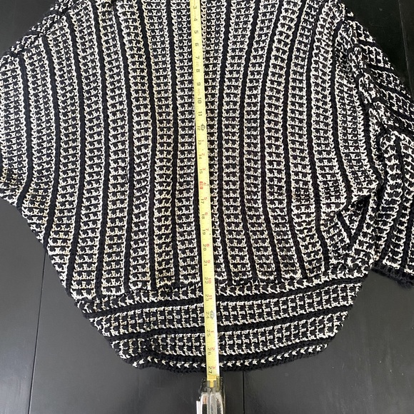 QED London Open Front Knit Cable Cardigan Size Large - Picture 6 of 9